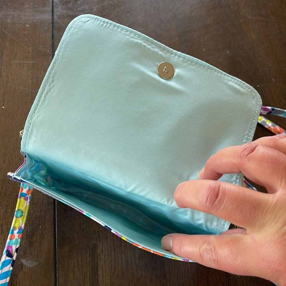 NWT! Vera Bradley Sunny Medallion RFID 3-n1 Crossbody - Picture 7 of 8
